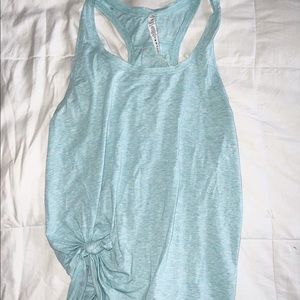 Baby blue Lululemon tank top